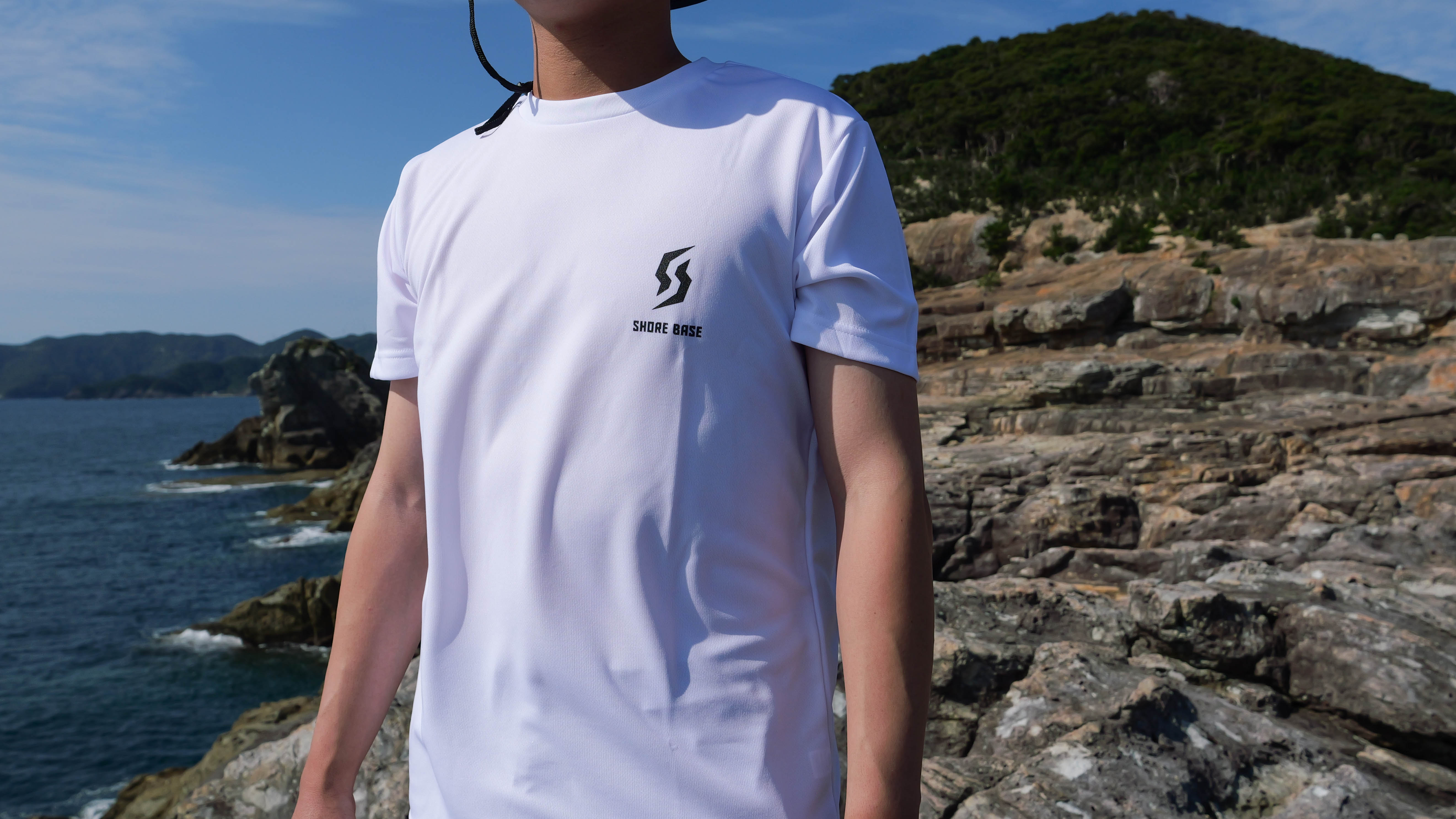 SHOREBASE 速乾ドライTシャツ ホワイト