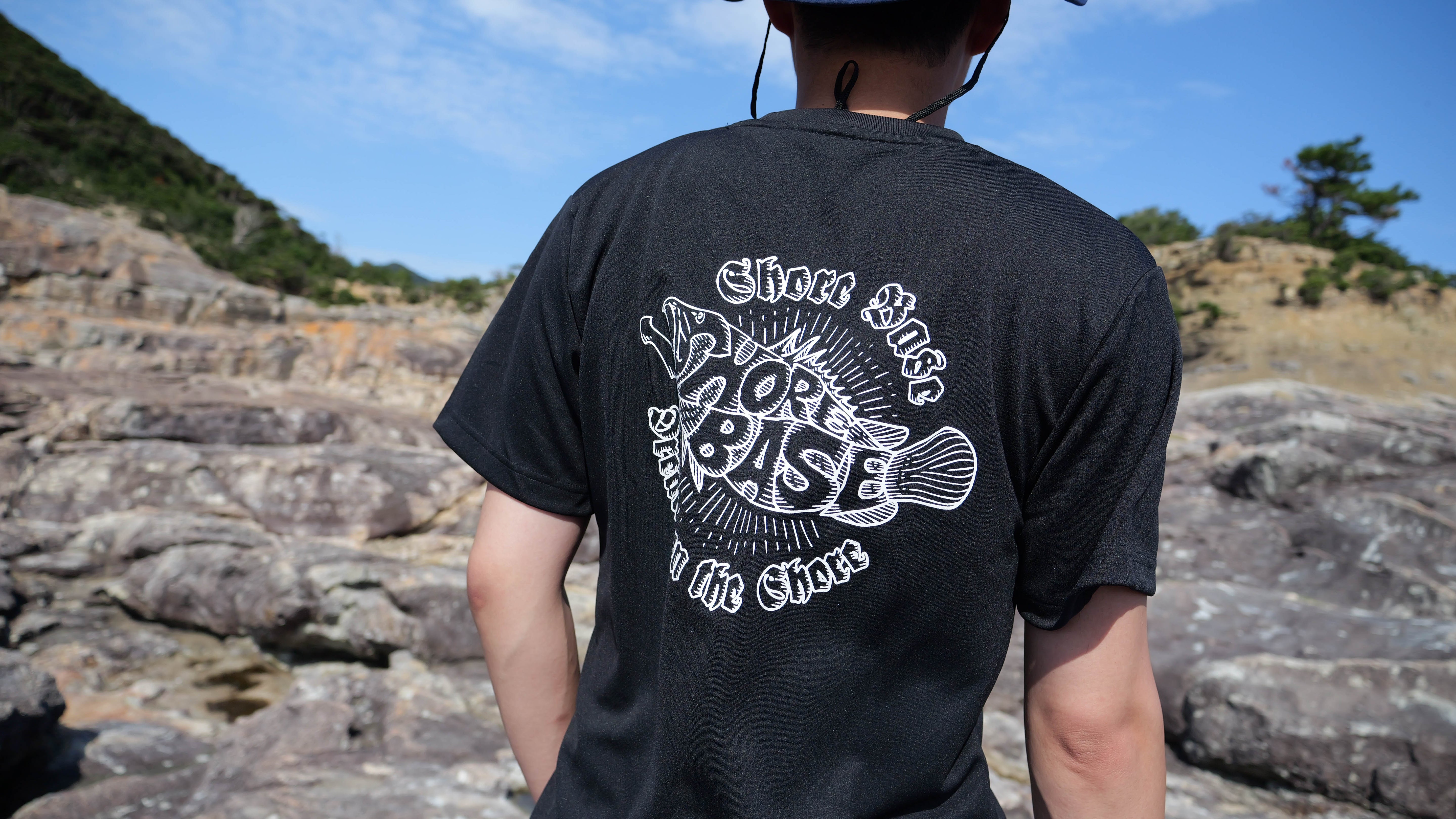 SHOREBASE 速乾ドライTシャツ ブラック