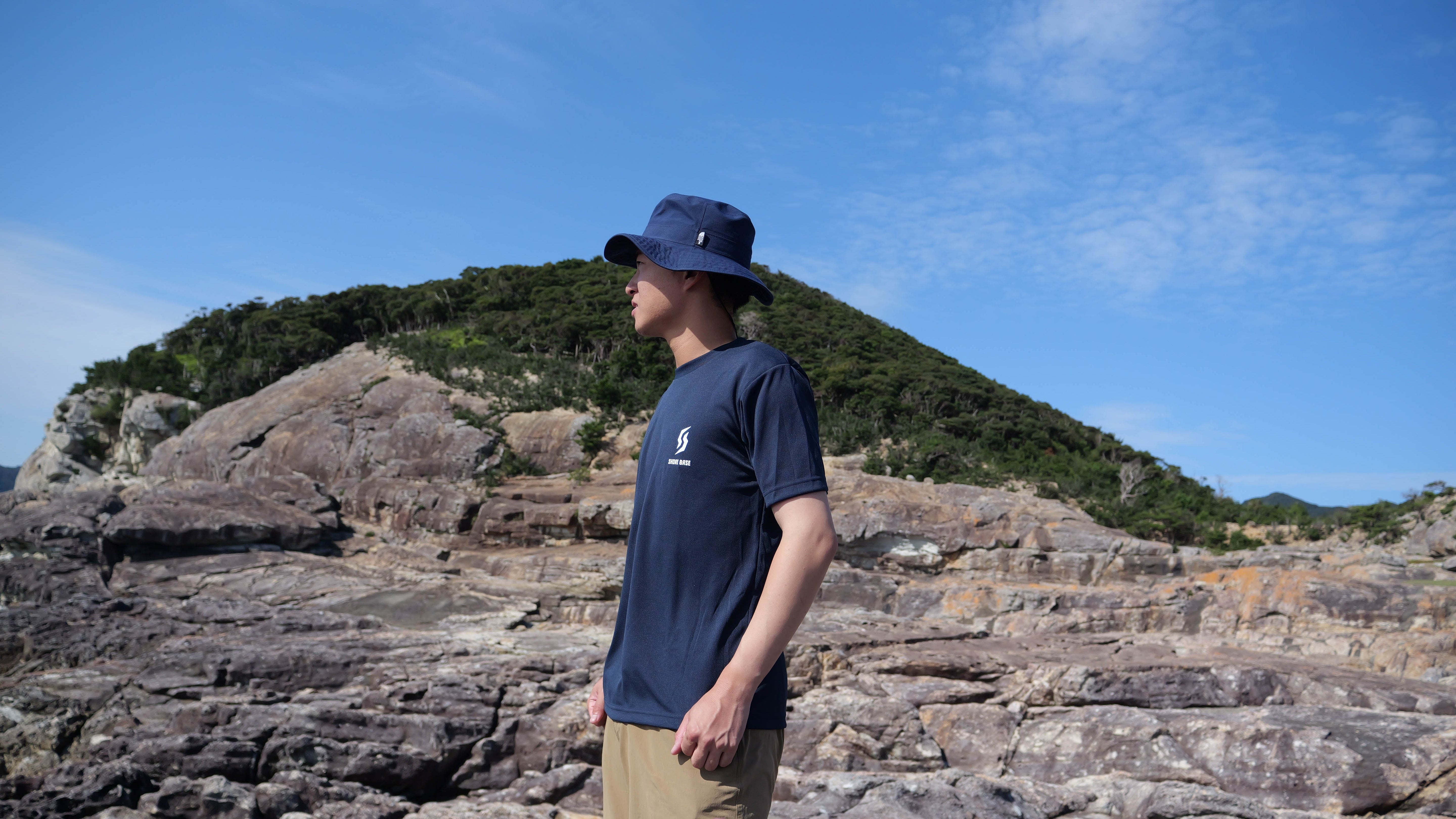 SHOREBASE 速乾ドライTシャツ ネイビー