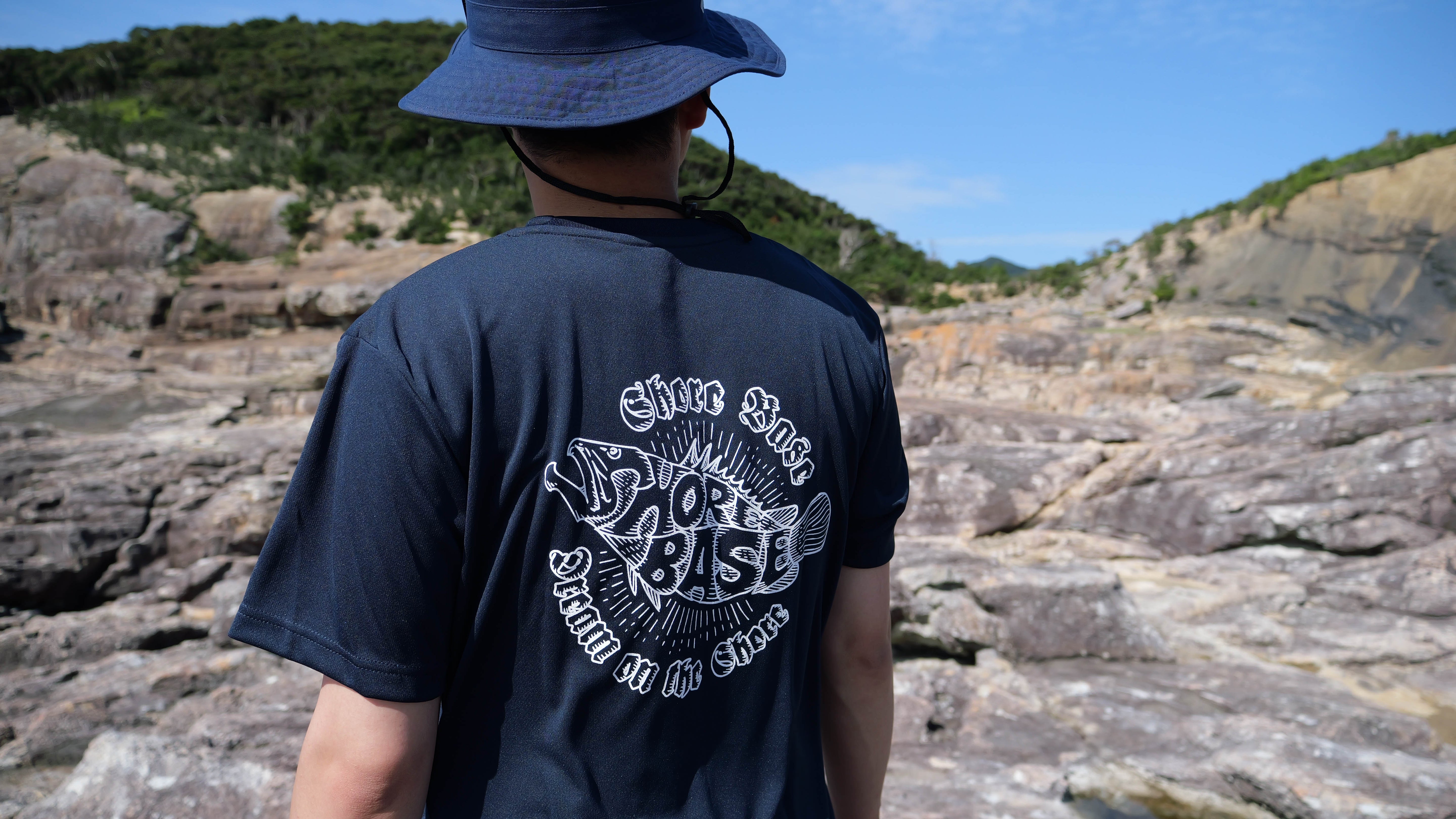 SHOREBASE 速乾ドライTシャツ ネイビー